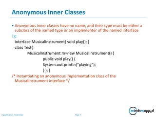 Java Inner Class | PPT