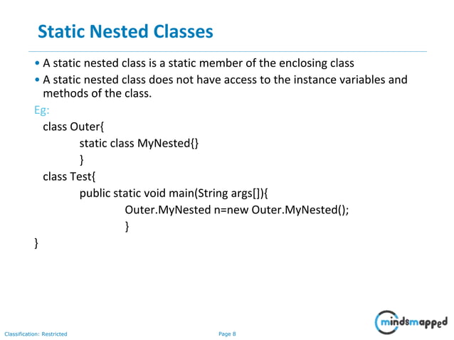 Java Inner Class | PPT
