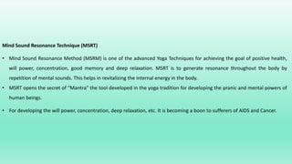 Mind Sound Resonance Technique (MSRT) - to boost autoimmunity | PPTX