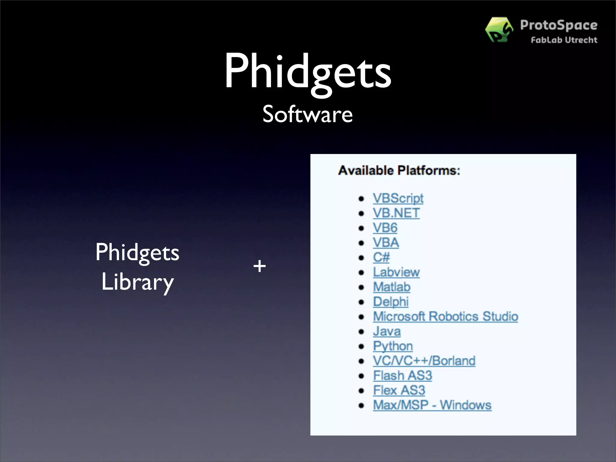 Mindstorms Arduino En Phidgets