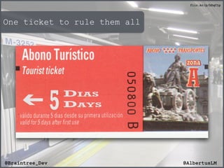 @AlbertusLM@Braintree_Dev
One ticket to rule them all
flic.kr/p/bDqC1p
 