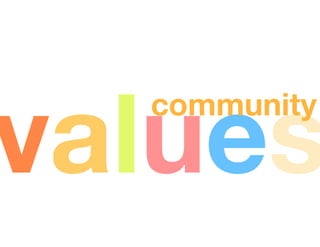 values
  community
 