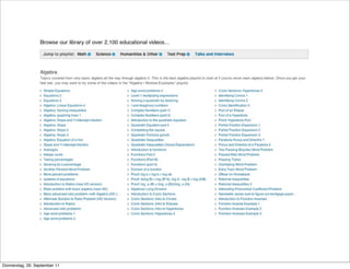 Donnerstag, 29. September 11
 