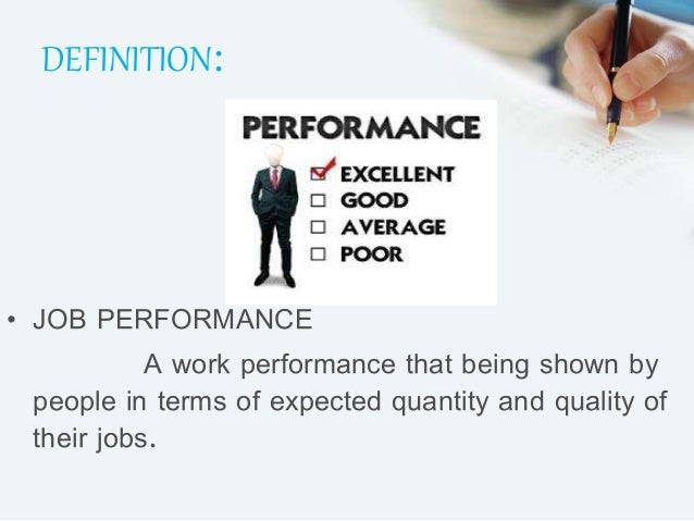 job performance