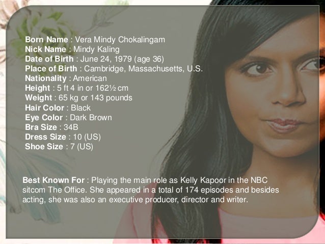 Mindy kaling biography