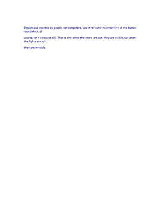 Mind your language | PDF