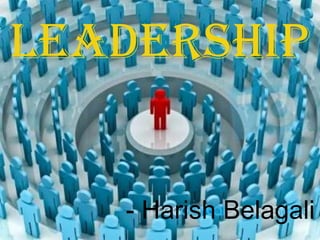 LEADERSHIP


   - Harish Belagali
 