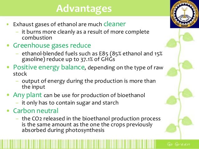 bioethanol disadvantages