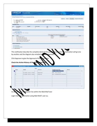 AME Requisition Approval Heirarchy | DOC