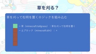 マイクラ自動化枠第4回資料 マイクラ自動化枠第4回資料