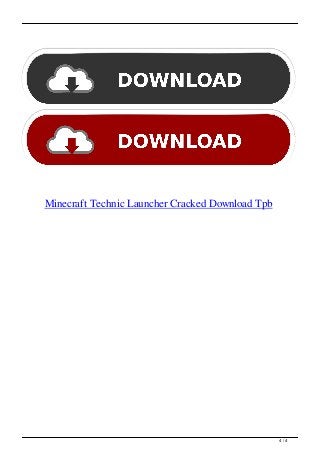 make a modpack for technic launcher 2017 mac