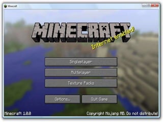 Minecraft informational | PPT