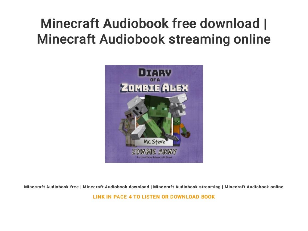 Minecraft Audiobook free download Minecraft Audiobook