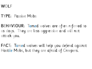Minecraft : Code Mapping with SSP - Learning to Read and Spell with Minecraft and SSP !