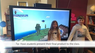 Tip: Have students present their final product to the class.
 