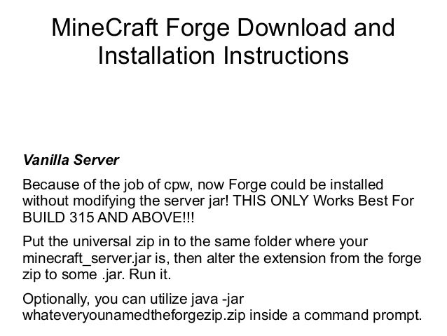 instructions for folder forge