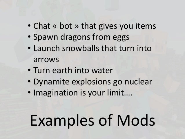 Introduction To Minecraft Modding At Yajug