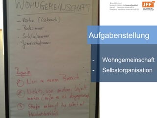 Aufgabenstellung
- Wohngemeinschaft
- Selbstorganisation
Schaut/Baut mit
tausend-medien.de/minecraftpublica/
Server: republica.minecraft.to
Überblick: republica.minecraft.to/8123
 