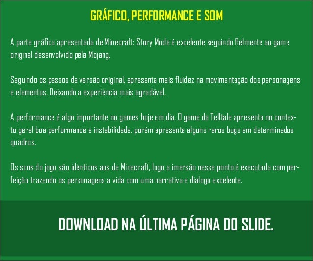 Minecraft: Story Mode APK+DATA Torrent (Todos os episódios)