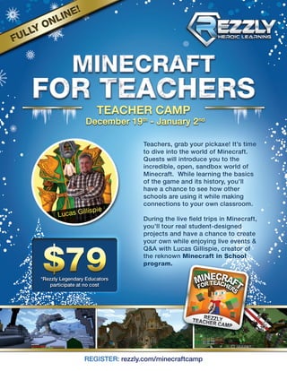 Minecraft Winter Teacher Camp