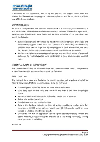 Resolution Mine Paper.pdf MineDB Mineral Resource Evaluation White Paper | PDF