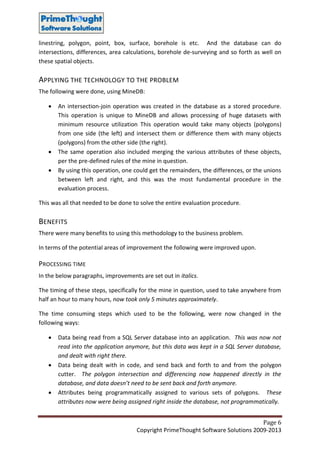 Resolution Mine Paper.pdf MineDB Mineral Resource Evaluation White Paper | PDF