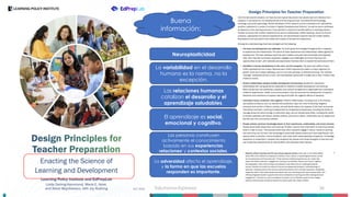November 15, 2025 Tokuhama-Espinosa 36
Neuroplasticidad
La variabilidad en el desarrollo
humano es la norma, no la
excepción.
Las relaciones humanas
catalizan el desarrollo y el
aprendizaje saludables.
El aprendizaje es social,
emocional y cognitivo.
Las personas construyen
activamente el conocimiento
basado en sus experiencias,
relacionesr y contextos sociales.
La adversidad afecta el aprendizaje,
y la forma en que las escuelas
responden es importante.
Buena
información:
 