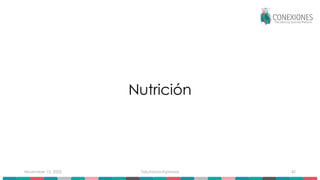 November 15, 2025 Tokuhama-Espinosa 42
Nutrición
 