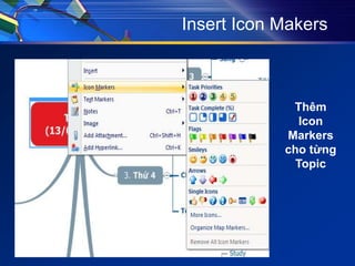Insert Icon Makers
Thêm
Icon
Markers
cho từng
Topic
 