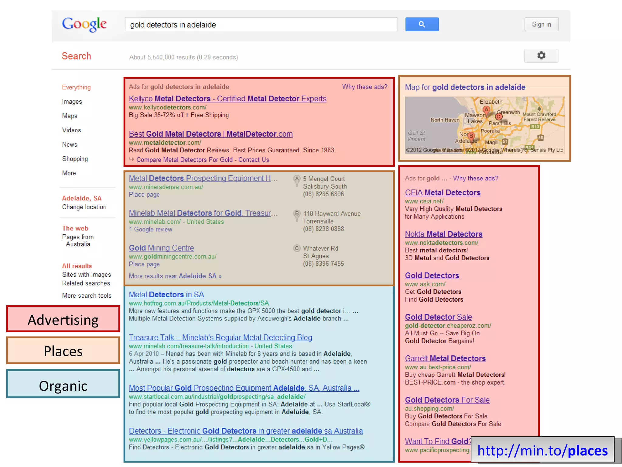 Advertising

  Places

 Organic



              http://min.to/places
 