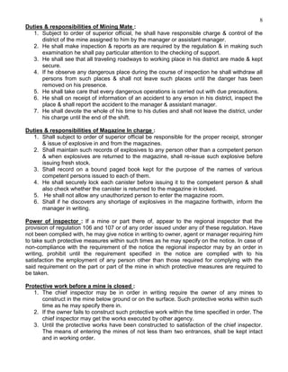 Mining Administration.pdf MINE MANAGEMENT LEGISLATION-II_short notes.pdf