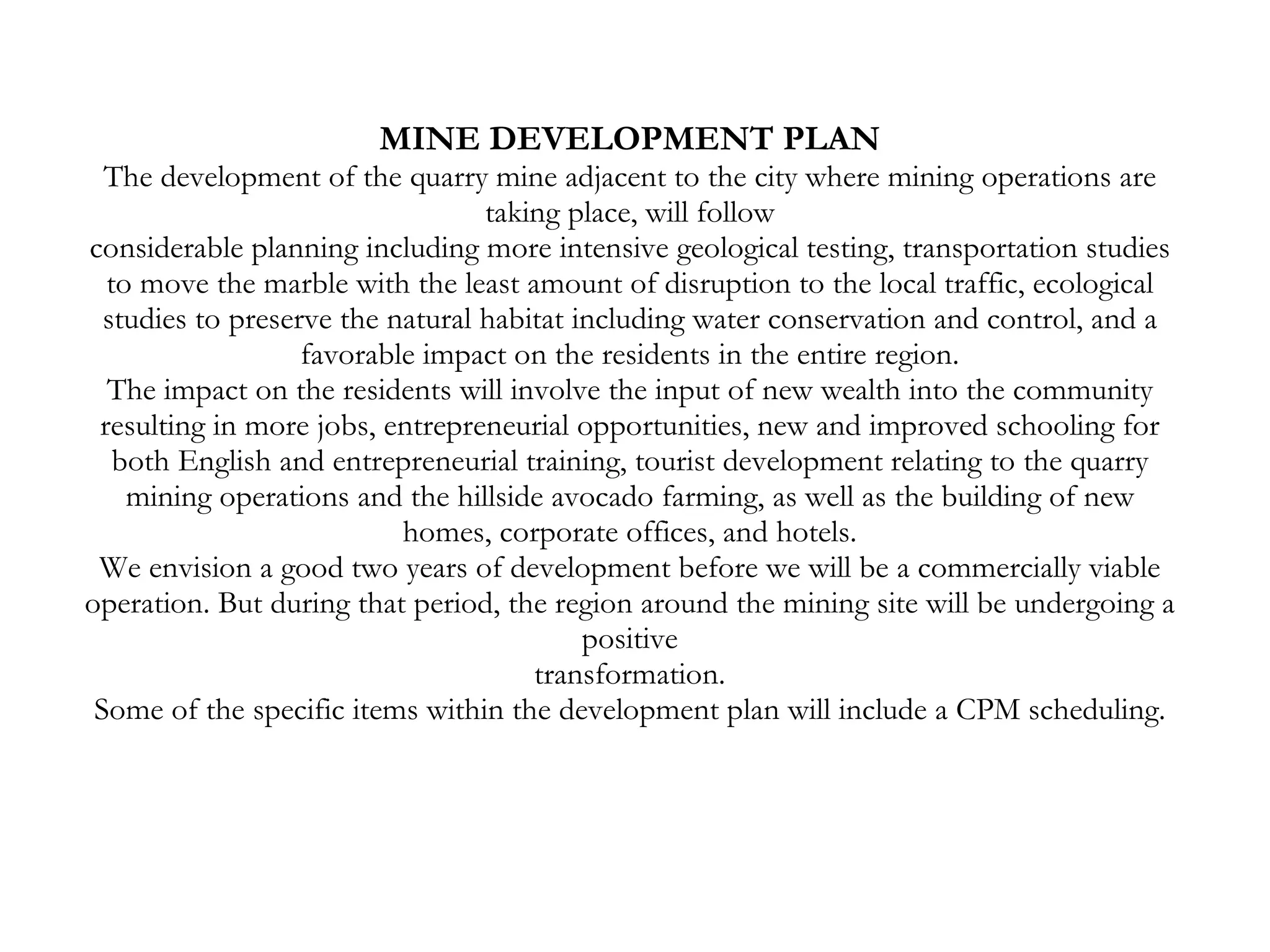 Mine Project Presentation | PPT