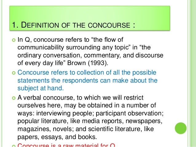 define concourse