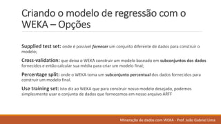 Mineração de Dados no Weka - Regressão Linear | PDF
