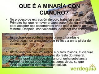 Minería con cianuro