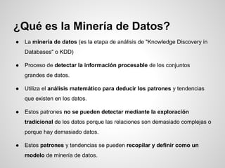 Minería de datos