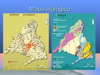 Mapa litológicoMapa litológico
 