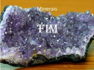 Minerais
Fim
 