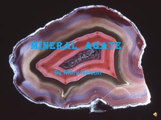 Mineral agate
By Mary Nelson

 