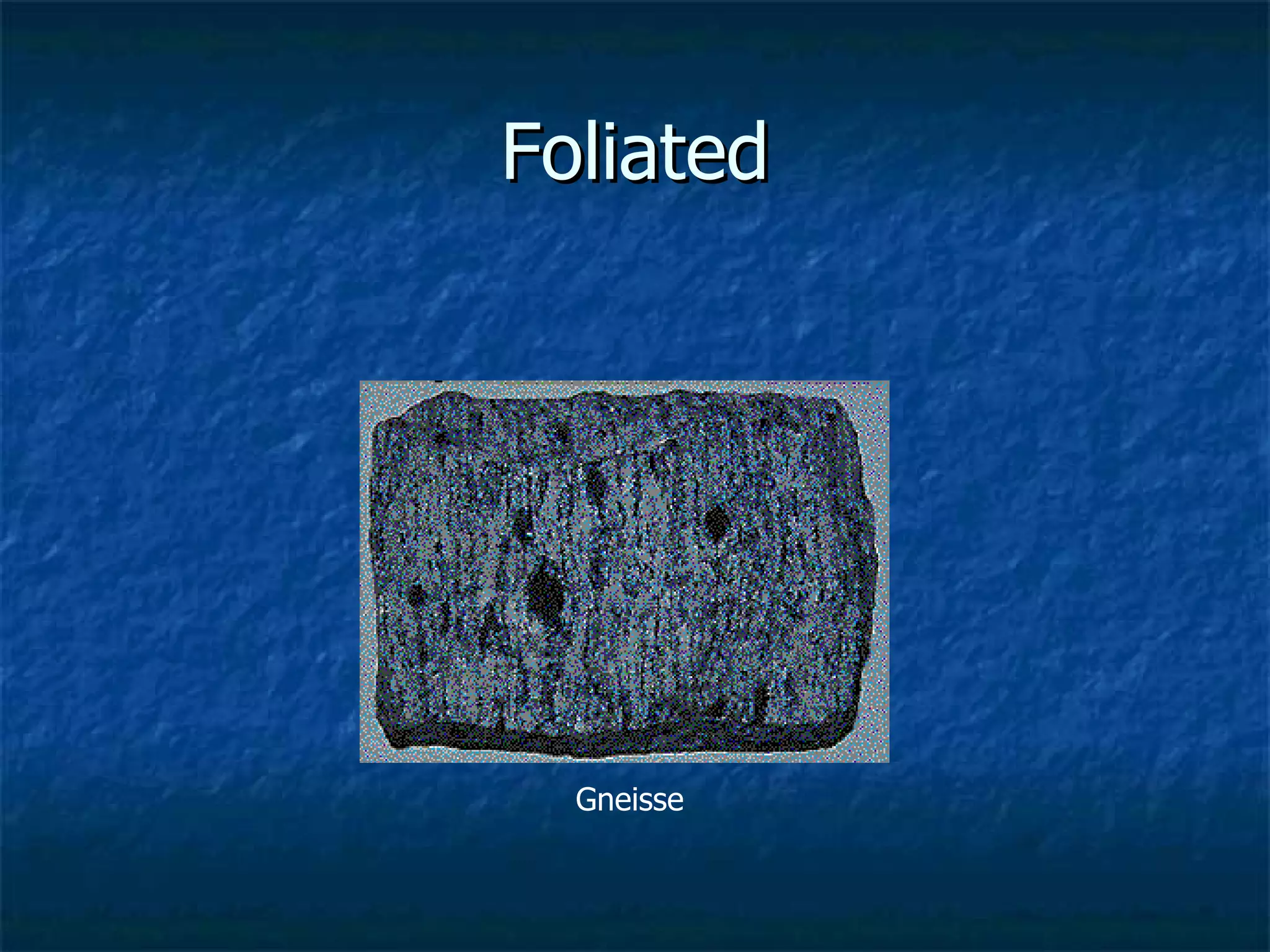 Foliated Gneisse 