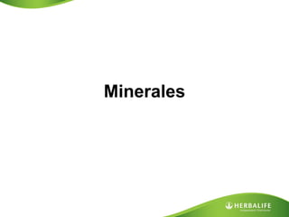 Minerales
 