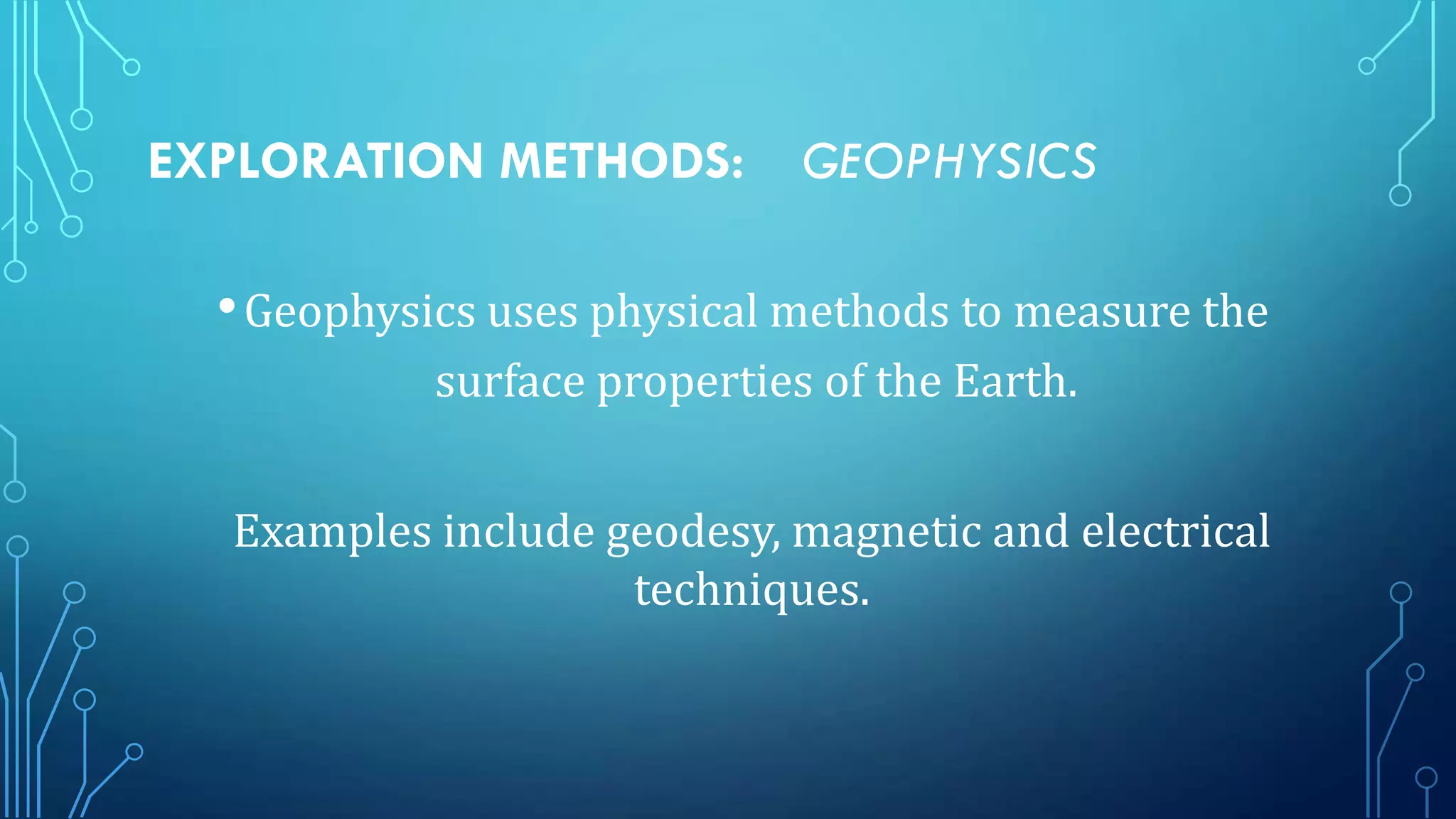 Mineral exploration | PPTX