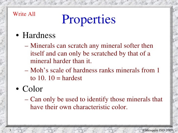 Special Properties That Can Be Used To Identify Minerals Special Properties That Can Be Used To Identify Minerals