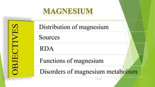 Mineral metabolism | PPTX