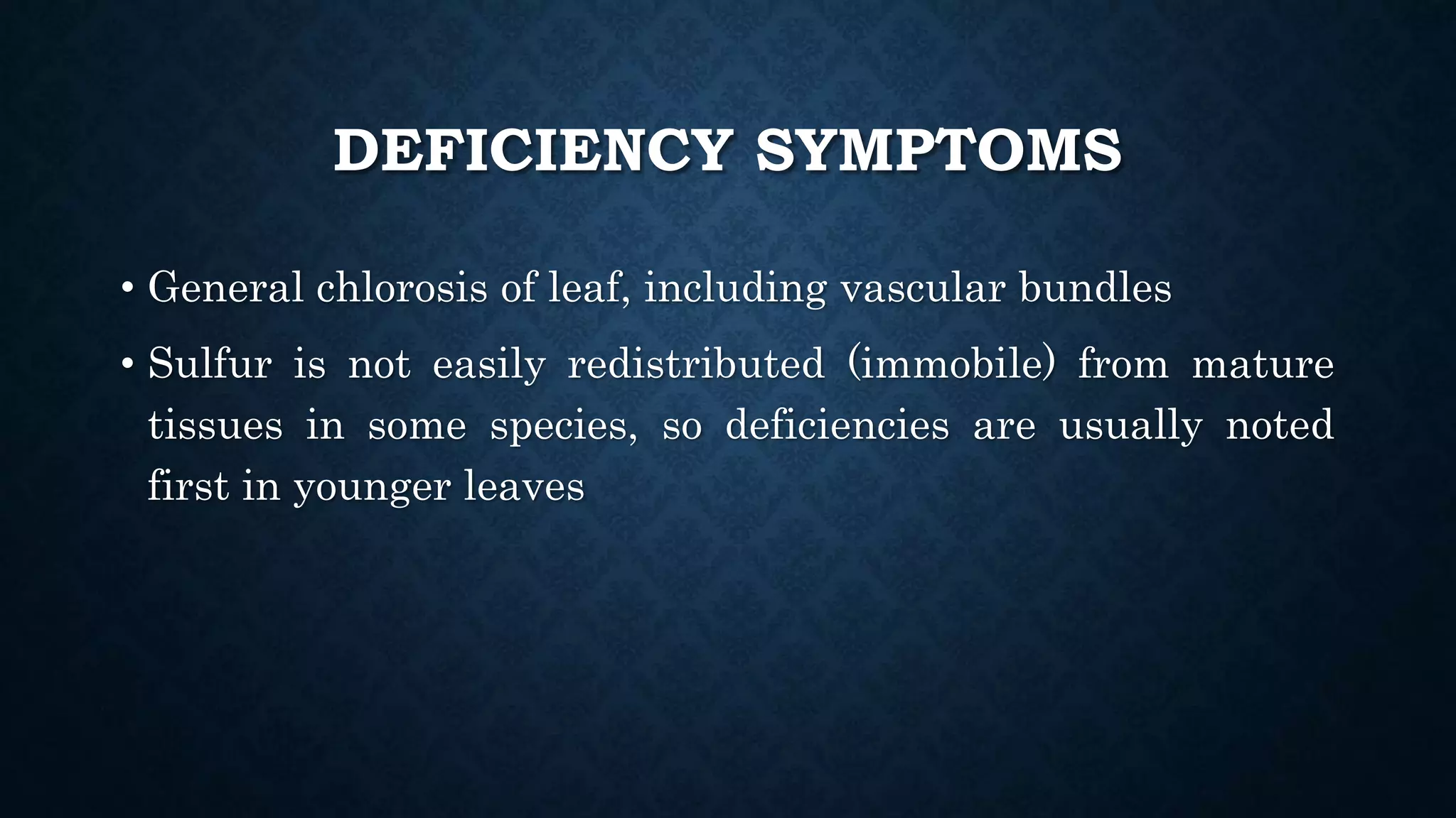 Effect and applications of different mineral nutrients on plants by Sohail