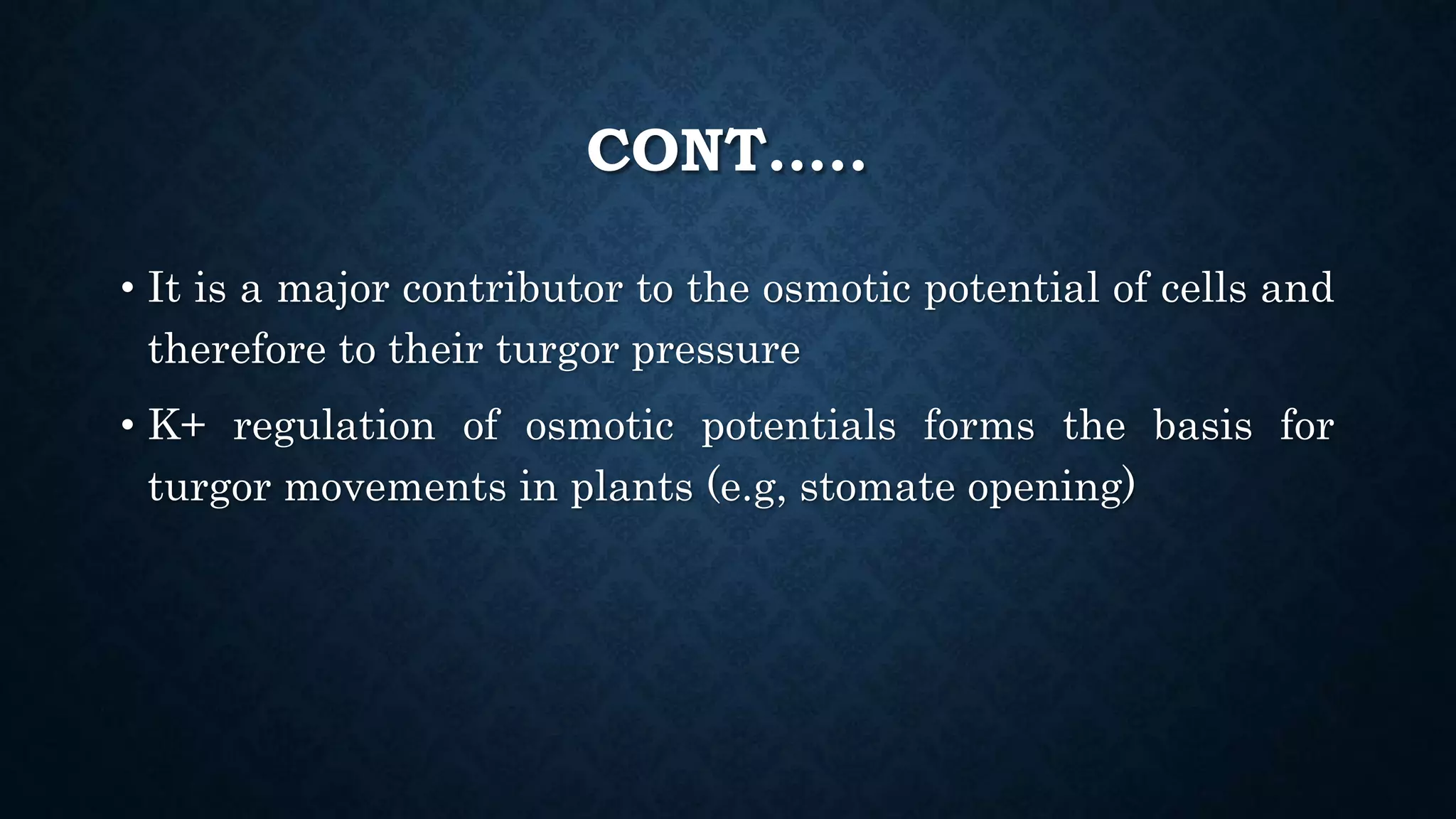 Effect and applications of different mineral nutrients on plants by Sohail
