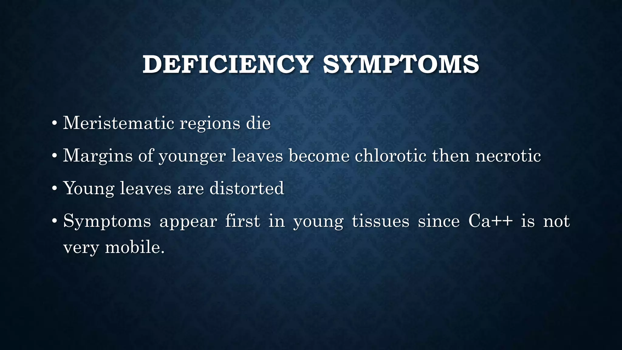 Effect and applications of different mineral nutrients on plants by Sohail