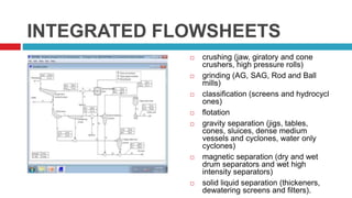 MINERAL PROCESSING SIMULATION USING MODSIM SOFWARE | PPTX