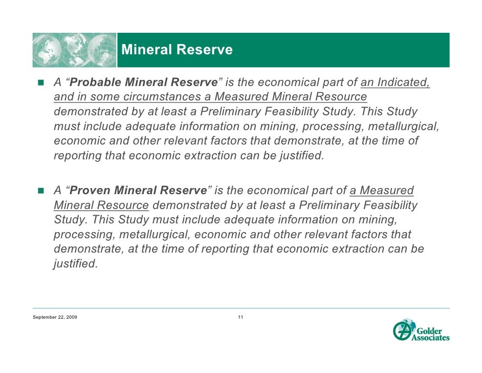 Mineral Reserve Estimation In The Real World