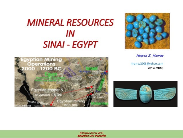 Mineral Resources In Sinai Mineral Resources In Sinai
